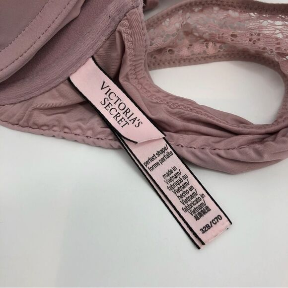 VICTORIA’S SECRET Perfect Shape Bra Size 32B Pale Purple - Picture 4 of 6